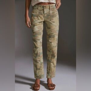 Anthropologie Pilcro The Wanderer Camouflage Pants Size 31